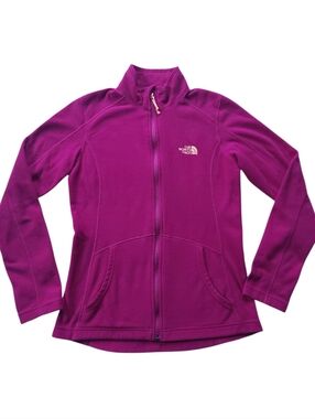 The North Face Glacier Full Zip Fleece Pink Magenta Jacket Size S